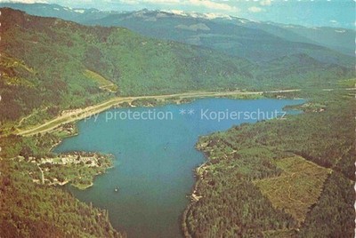 Bellingham Washington USA Lake Samish on Interstate Highway Fliegeraufnahme