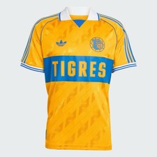 Adidas Originals Collegiate Gold Tigres UANL Anniversary Jersey - NWOT - L
