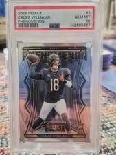 Panini 2024 Select Caleb Williams Bears Phenomenon Insert #1 RC PSA 10