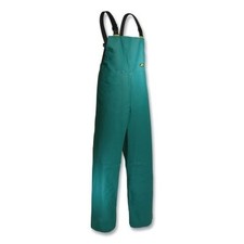 Chemtex Bib Overalls, PVC, Green, X-Large Dunlop Protective Footwear  7105000.XL