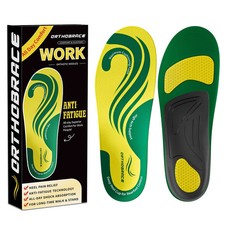 Work Boot Insoles for All Day Shock Absorption,Anti Fatigue Medium and High A...
