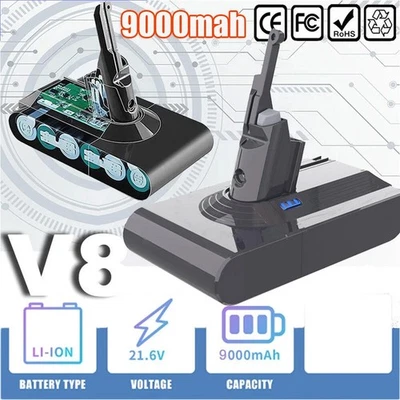 MARKENLOS Neue 9000mAh Akku Für Dyson V8 Ersatzakku SV10 Animal Absolute Staubsauger