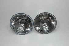 Pair 305-111603 Hella 7 E-code Headlights New H4 Bulbs For Porsche 944