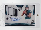 JALEN HURTS 2020 LIMITED RPA ROOKIE PATCH AUTO /25 #114 EAGLES Q6063