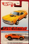 HOT WHEELS FLYING CUSTOMS '70 FORD MUSTANG MACH 1 ORANGE .SEE COMBINED OFFERS