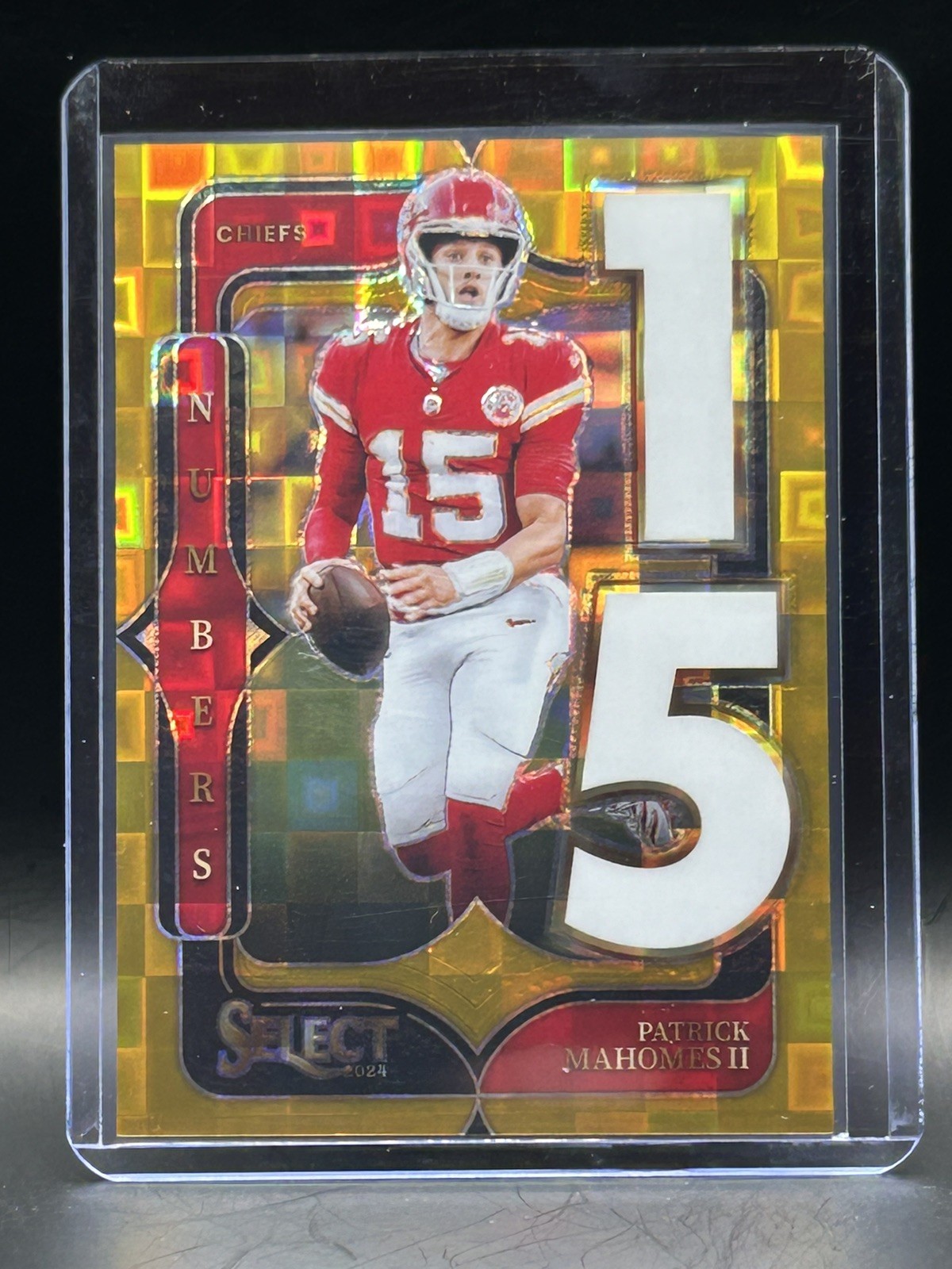 2024 Panini Select Patrick Mahomes II Numbers Gold Prizm /10!   Chiefs SSP