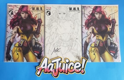 ARTGERM SIGNED! WMD WEAPONS OF MUTANT DESTRUCTION: ALPHA UNKNOWN COMICS VARIANTS