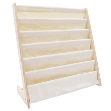 Wooden Bookcase Children Kids Book Shelf Storage Rack Tidy Organizer 6 Tiers