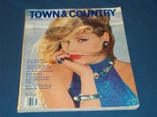1989 MAY TOWN & COUNTRY MAGAZINE - PAULA ABBOTT FRONT COVER - H 13603