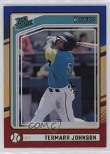 2024 Panini Donruss Rated Prospects Red & Blue Termarr Johnson #177 2x9