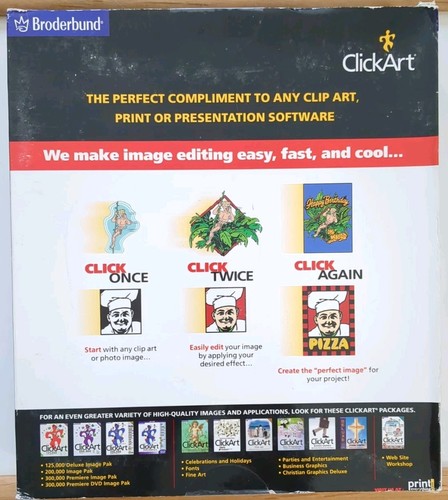 ClicArt ClickEdit 4 In 1 Plus 50,000 ClipArt Images - Picture 2 of 10