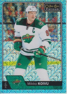2016-17 O-Pee-Chee Platinum Ice Blue Traxx Mikko Koivu - Minnesota Wild
