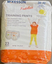 McKesson Toddler Training Pants 3T-4T White Animals Unisex 23 Ct TP-3T4T