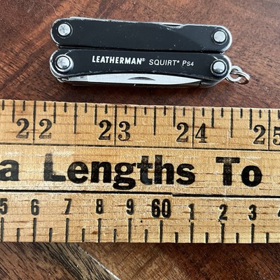 Leatherman Squirt PS4 Black Multi-Tool Collectible USA