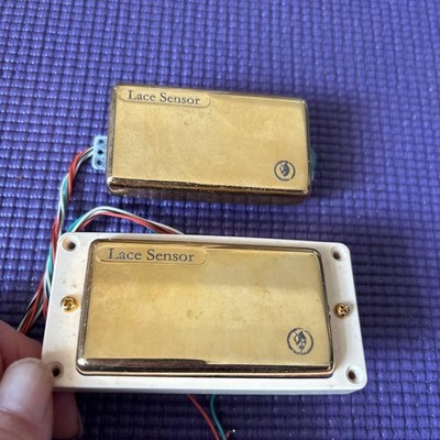 Lace Sensor Pickup Set Gold Lace Dissonant Aggressor Humbucker Gebraucht