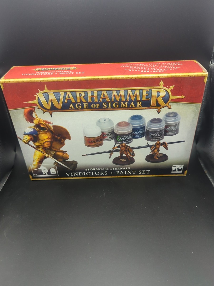 Games Workshop Warhammer Age Of Sigmar Vindicators + Paint Set | eBay