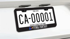 Final Fantasy License Plate Frame | Gaming Gift For Him Her | Made In USA