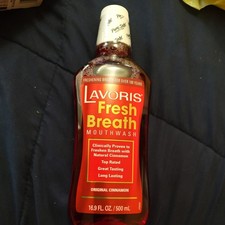  LOT 8  Lavoris Fresh Breath Mouth Wash Original Cinnamon 16.9 FL OZ SEALED