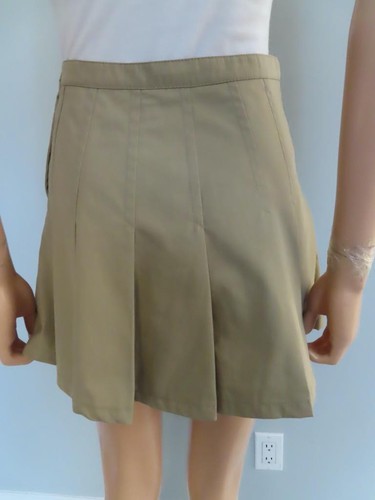 Christian Dior Beige Pleated Mini Skirt F 34/US 2 - Picture 10 of 12