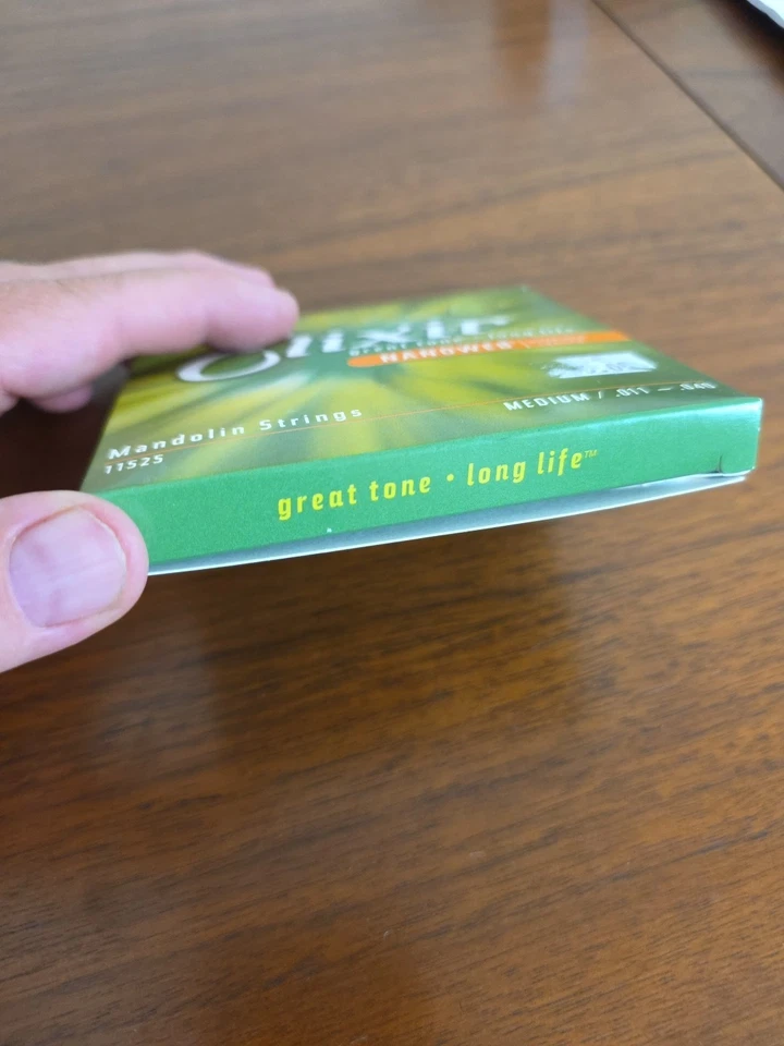 Elixir MANDOLIN String Set Nanoweb Medium .011 - .040 - Image 4 of 4