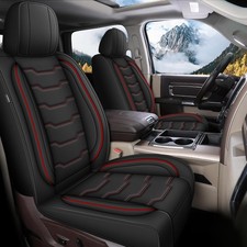 AOMSAZTO Seat Covers Fit for Dodge RAM 2002-2024 2025 2026 : Faux Leather Car...