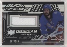 2022-23 SPx UD Black Obsidian Jersey 197/399 Mika Zibanejad #OJ-MZ 00pq