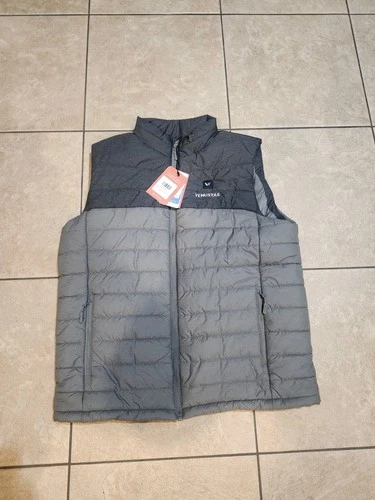 NWT Venustas Heated Puffer Vest Gray Mens Large No Battery video thumbnail