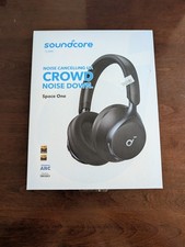 Soundcore Space One by ANKER Wireless Over-Ear Headphones - Jet Black