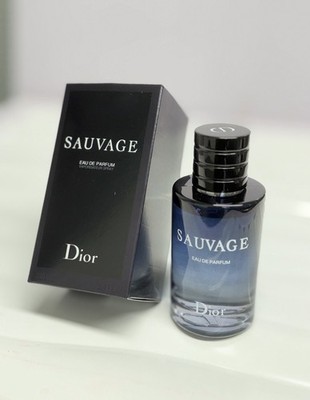 Dior Sauvage Eau de Parfum Spray Men's Fragrance, Regular Size 3.4 fl oz
