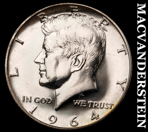 1964 Kennedy Half Dollar- Silver Choice Gem Proof Luster No Reserve #i9653
