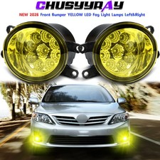 Yellow Led Fog Lights Assembly For Toyota Corolla 2009-2010 2011 2012 2013