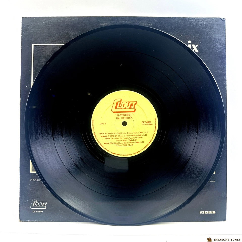 Jimi Hendrix – In Concert Vinyl (LP, Compilation, Stereo) - Image 4 of 4