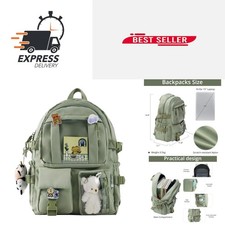 Teens School Backpack Kawaii Cute Bear College Travel Casual Bag for Girls Women