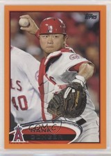 2012 Topps Factory Set Orange 33/190 Hank Conger #597 0ae