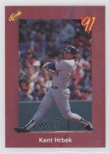 1991 Classic Update Red Travel Edition Kent Hrbek #T15 te2