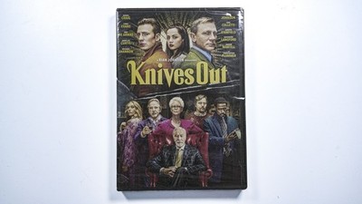 Knives Out DVD Tall Case Daniel Craig Chris Evans Ana de Armas Jamie Lee Curtis