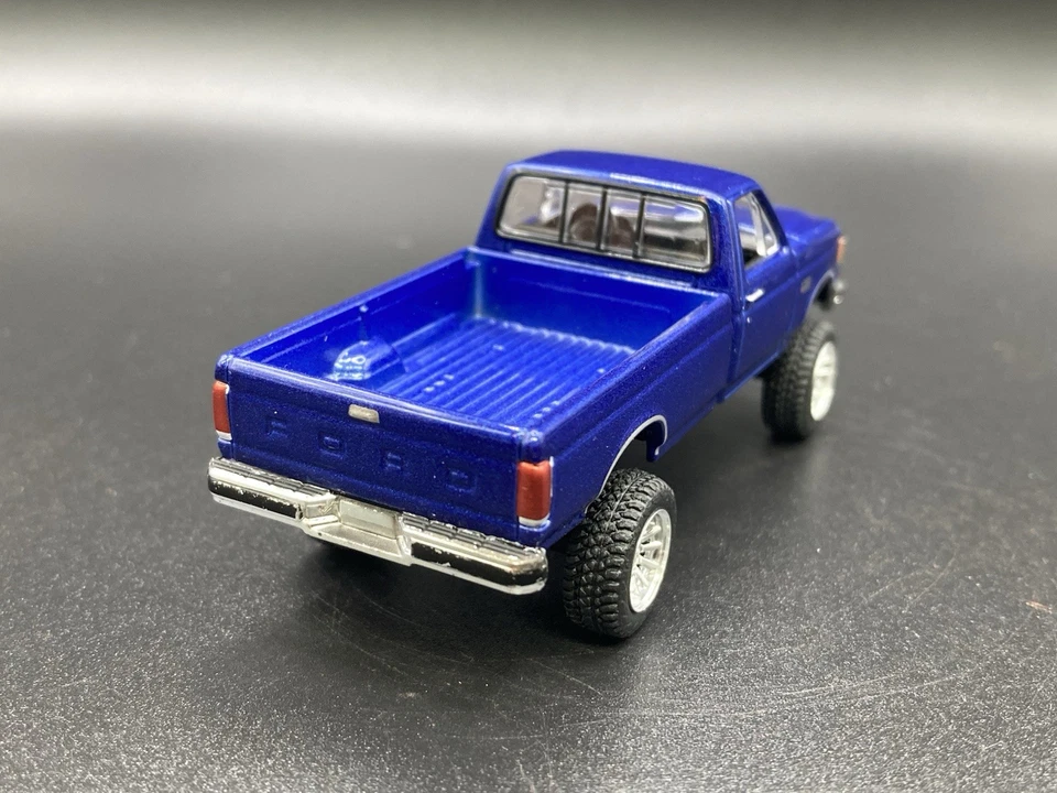Camión Ford F-250 1991 elevado 4x4 1/64 diecast personalizado Greenlight camioneta todo terreno Foto 4 de 4