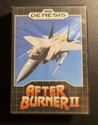 After Burner II (Sega Genesis, 1990) - Authentic - Case, Manual & Game Cartridge
