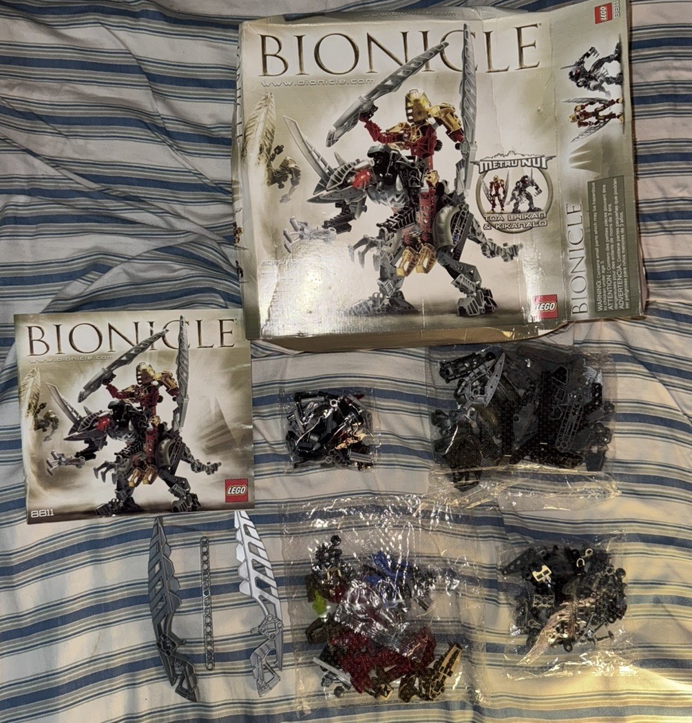 LEGO BIONICLE: Toa Lhikan and Kikanalo (8811) 673419061452| eBay