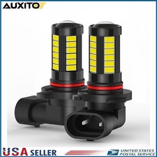 9145 9140 H10 LED Fog Driving Light Lamp Clear White 2000LM 6000K 5630SMD 2/4X