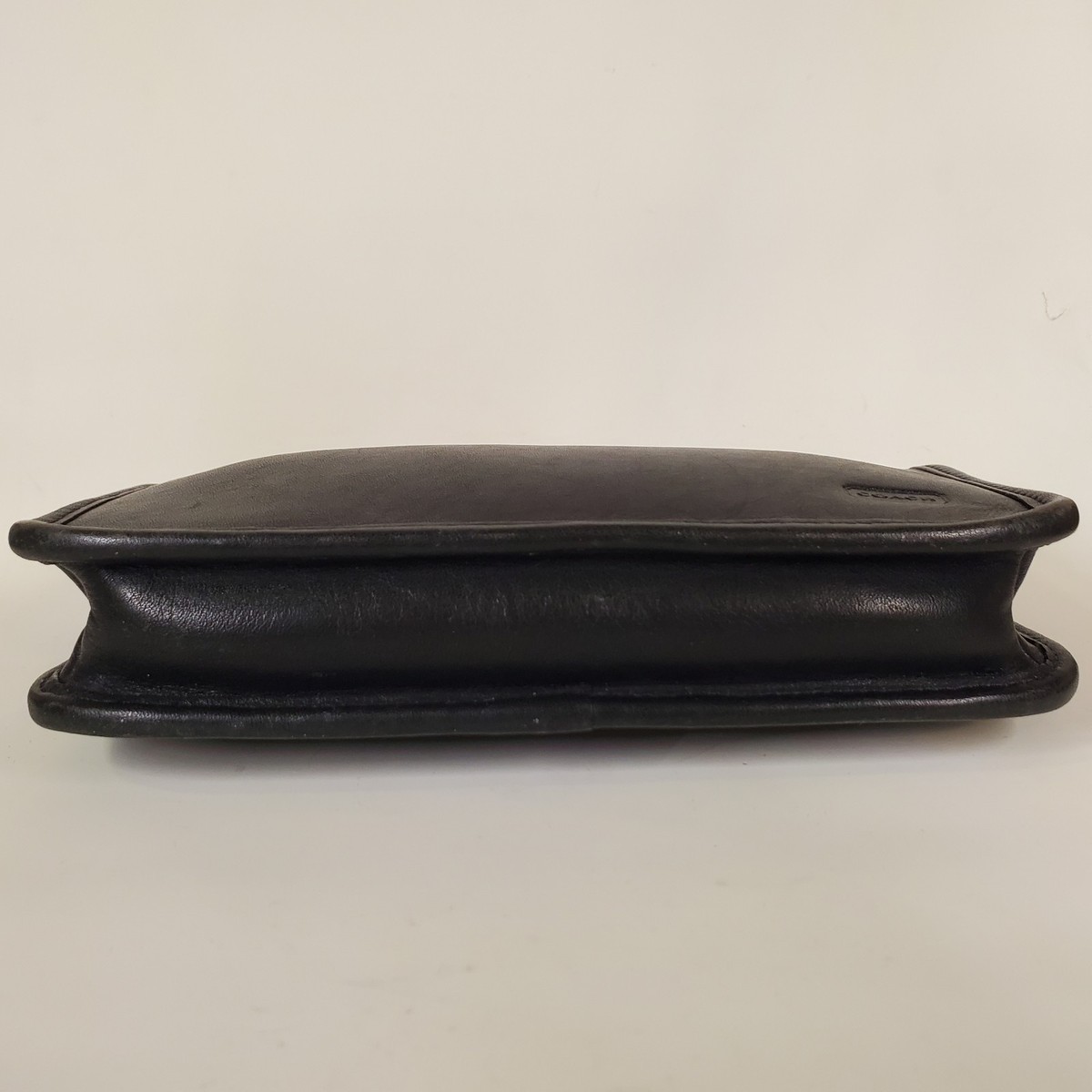 Vintage Coach Chunky Case 7165 Black Leather Utility Bag Wallet