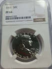 1961 PROOF FRANKLIN HALF DOLLAR NGC PF66