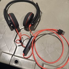 Plantronics Poly Blackwire Binaural 3225 USB-A 3.5mm UC Headset Office C3220