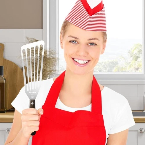 HOTEC Slotted Fish Turner Spatula - Thumbnail 2