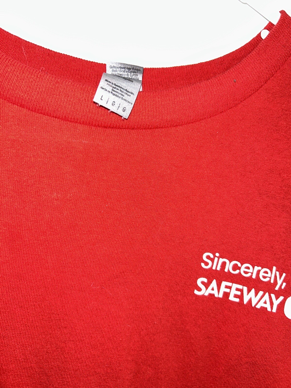 Safeway Employee Shirt “See You In The Isles” Size L Pre Owned eBay