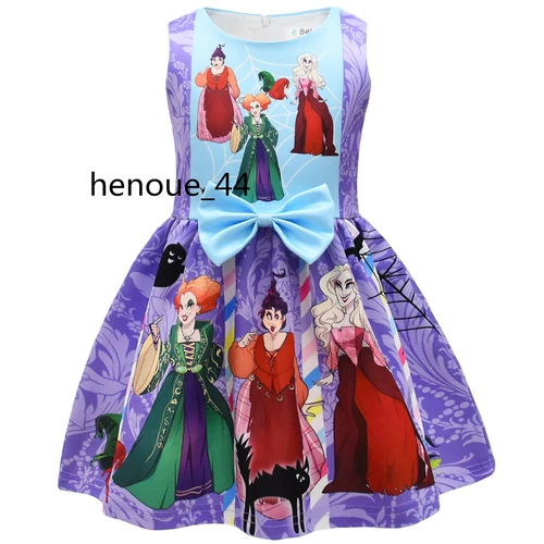 minnie stitch Cartoon Bowknot Dress Skirt Princess Party Birthday Fancy girl - Picture 62 of 69