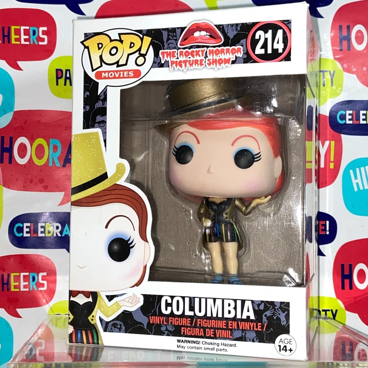 Columbia - The Rocky Horror Picture Show Funko Pop 214 + Protector