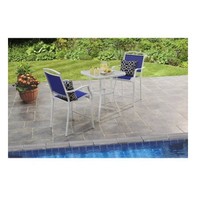 Outdoor Patio Furniture Deals Sand Dune 3 Piece High Outdoor Bistro Seats 2 Blue Outdoor Patio Furniture Deals Sand Dune 3 Piece High Outdoor Bistro Seats 2 Blue