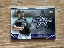 2021 Topps Update All-Star Game Sleeve Patches #ASGPCR Carlos Rodon Black /199
