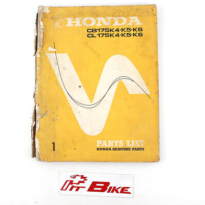 Honda CB450K3 K4 K5 K6 K7 1970-1974 Super Sport 450 Parts List Motorcycle Manual